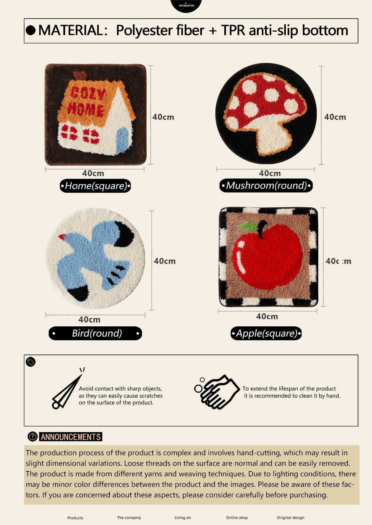 Living Room Seat Cushion,Flower Pattern Chair cushions,Creative Office Seat Pad, Sofa Decorative, Bedroom Butt Cushion,Car Cushion