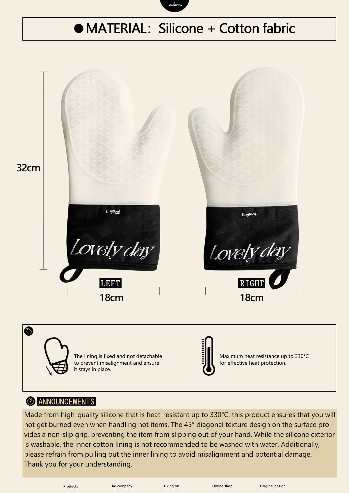 Kitchen Baking Silicone Gloves, Heat-Resistant High-Temperature Oven Gloves, Thickened Microwave-Specific Gloves