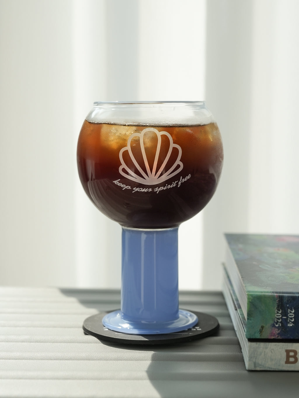 Handmade glass cup,Heat-Resistant,400ml