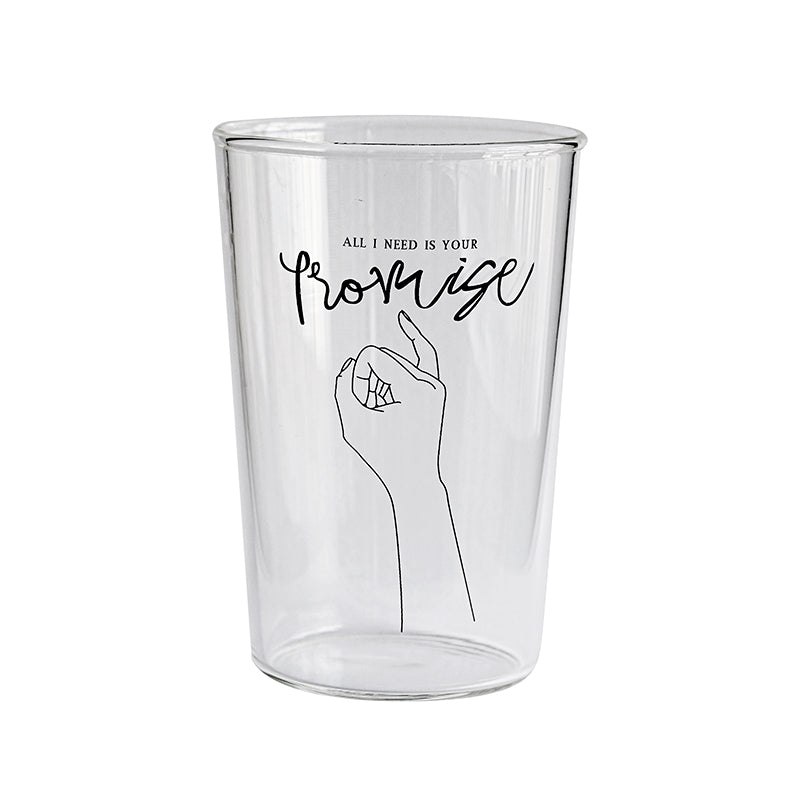 Romanticism Glass Cup, Summer Cold Drink Cup, Iced Americano Coffee Cup, Creative Illustrated Cup, Selected for Gifts