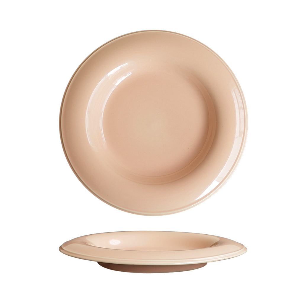 Colorful Ceramic 8.5" Dinner Plate & 5" Bowl Set