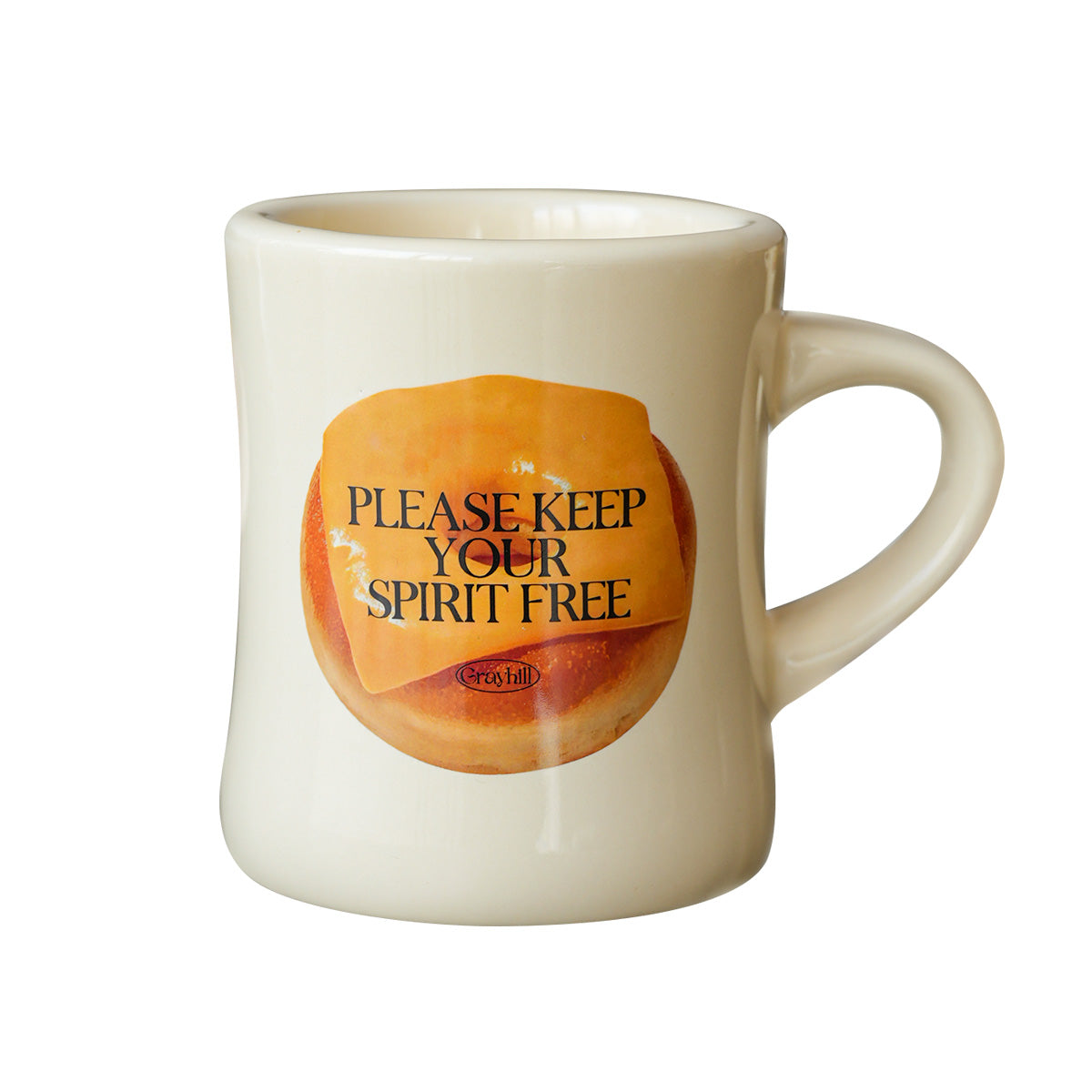 Bagel Pattern Ceramic Mug / Coffee Cup