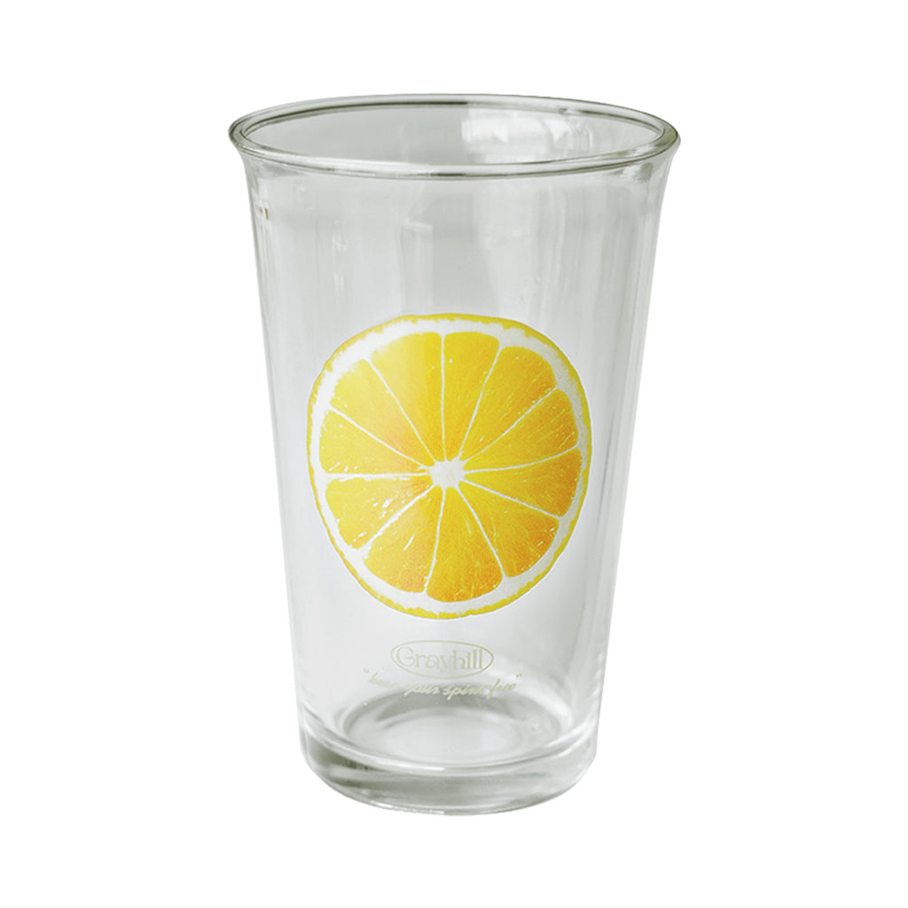 Apple Pattern Glass Cup Cold Drink Glassware