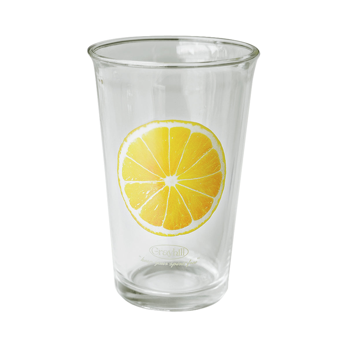 Apple Pattern Glass Cup Cold Drink Glassware