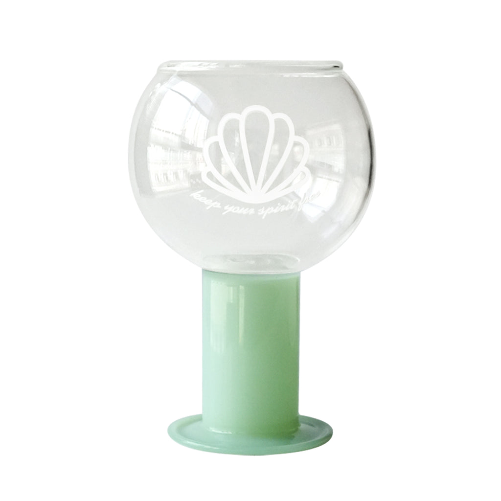Handmade glass cup,Heat-Resistant,400ml