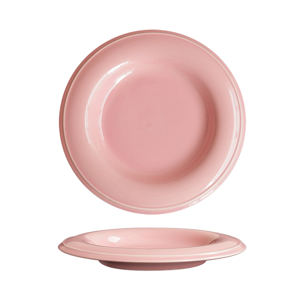 Colorful Ceramic 8.5" Dinner Plate & 5" Bowl Set