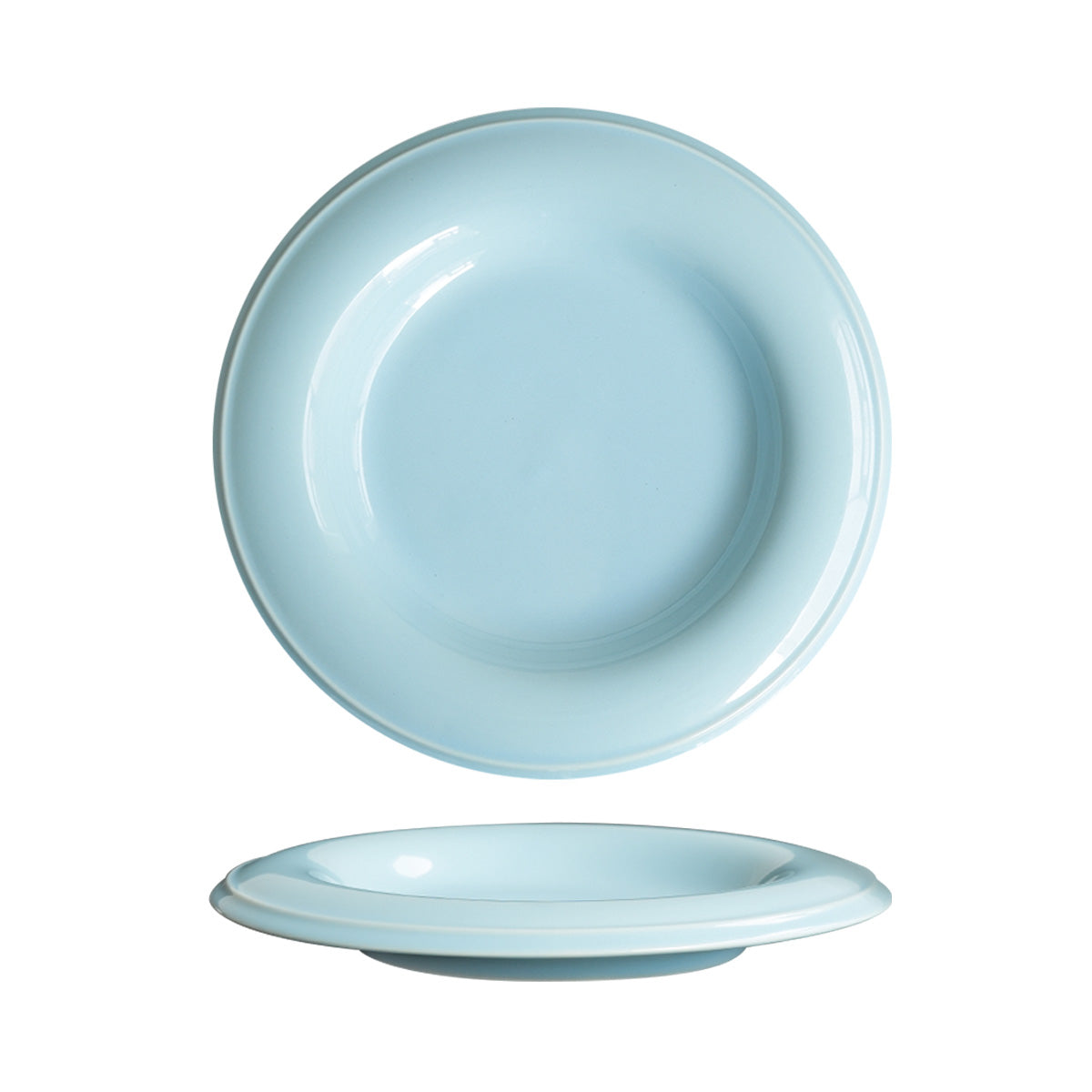 Colorful Ceramic 8.5" Dinner Plate & 5" Bowl Set