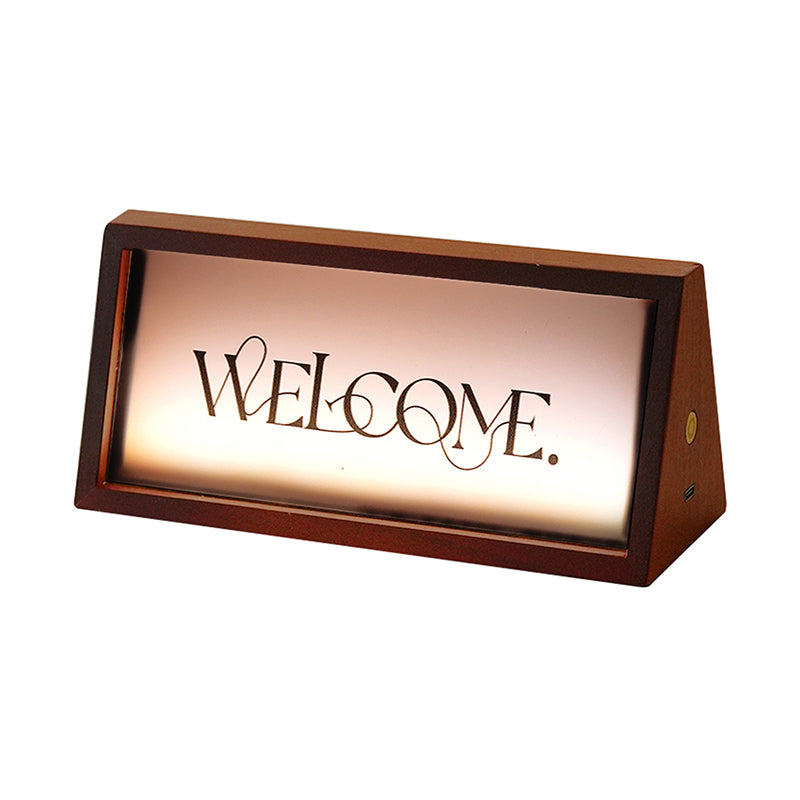 Charging Wooden Light Box for Entryway & Coffee Corner: Warm Ambiance, Reusable, Home Decor，Perfect for Gifts