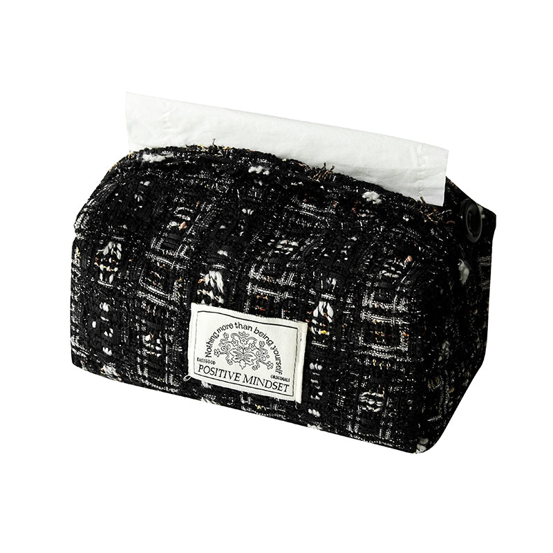 Tissue Box Cover,Vintage Style Tissue Box Holder，Home Decoration for Bedroom Dresser Night Stand Office Desk